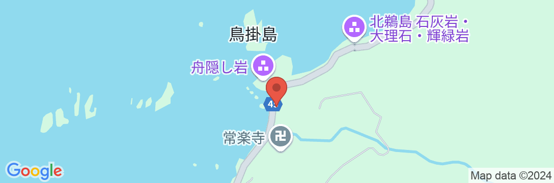 やま佐荘 <佐渡島>の地図