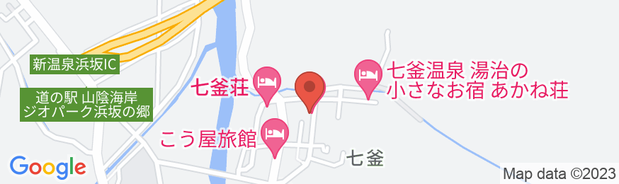 七釜温泉 奥澤旅館の地図