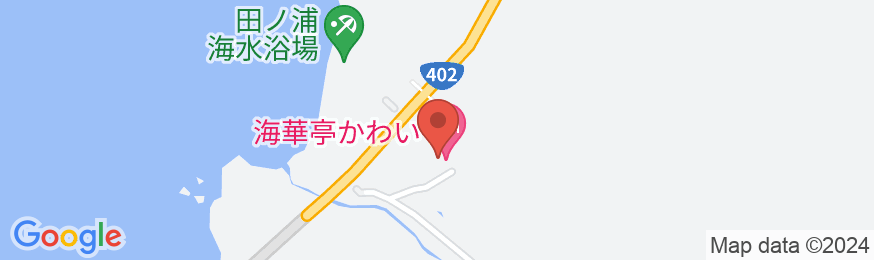 田ノ浦温泉 海華亭 かわいの地図