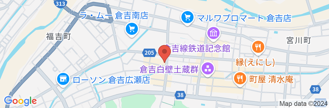 梅月旅館の地図