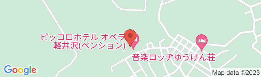 ピッコロホテル オペラ軽井沢の地図