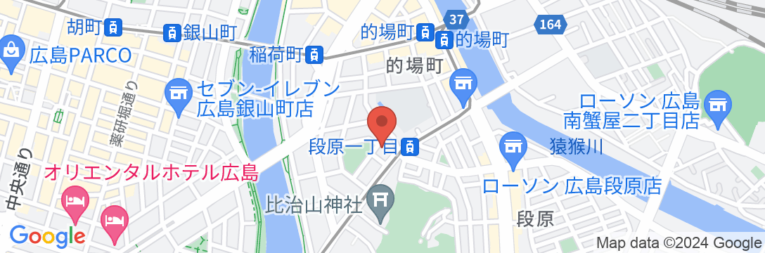 広島パークシティホテルの地図
