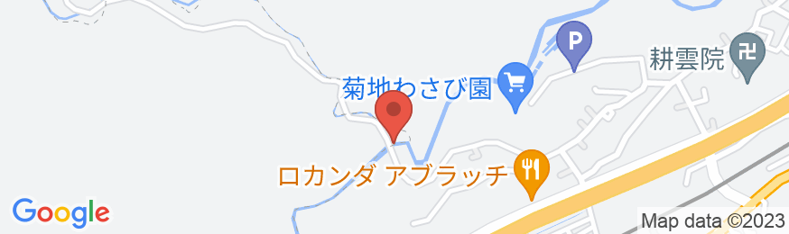 湯之沢 渓山荘の地図