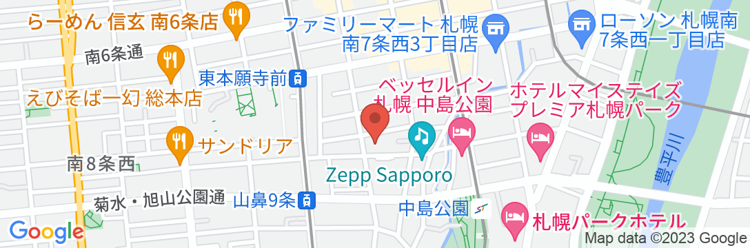 クインテッサホテル札幌の地図