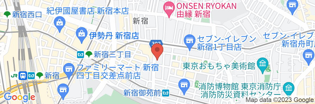 新宿ホテル パークインの地図
