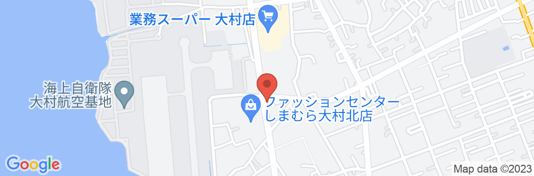 ビジネスホテル 古賀島の地図