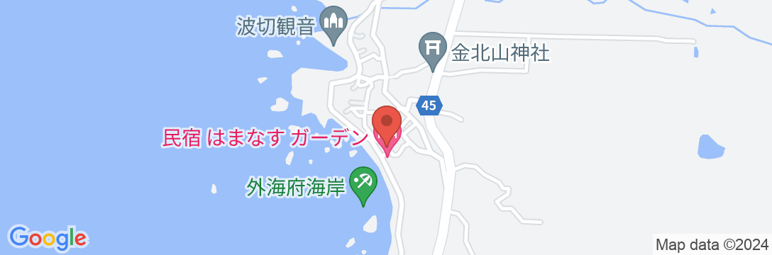 民宿 はまなすガーデン <佐渡島>の地図