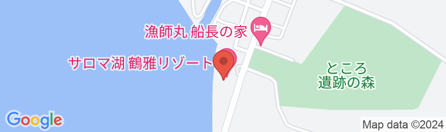 サロマ湖鶴雅リゾートの地図