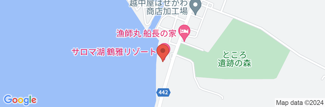 サロマ湖鶴雅リゾートの地図