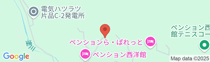 ペンション どんぐりと山猫の地図