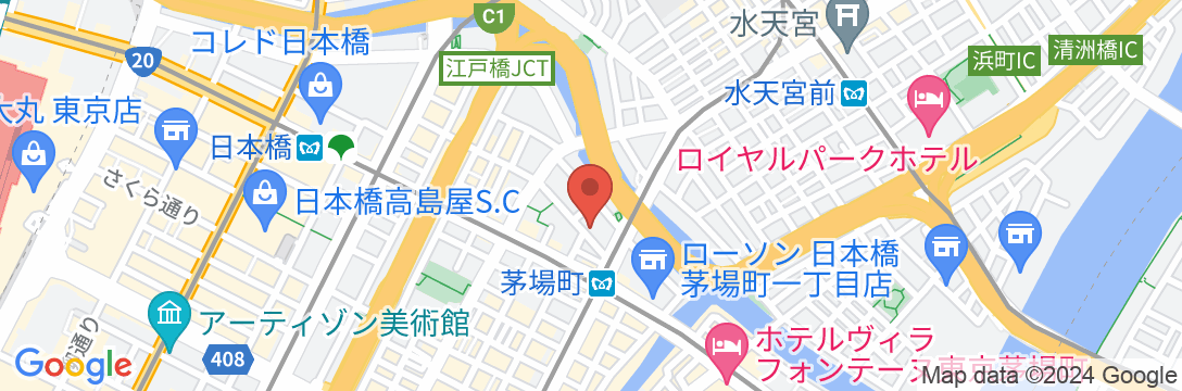 相鉄フレッサイン 日本橋茅場町の地図