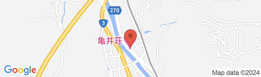 湯浦温泉 亀井荘の地図