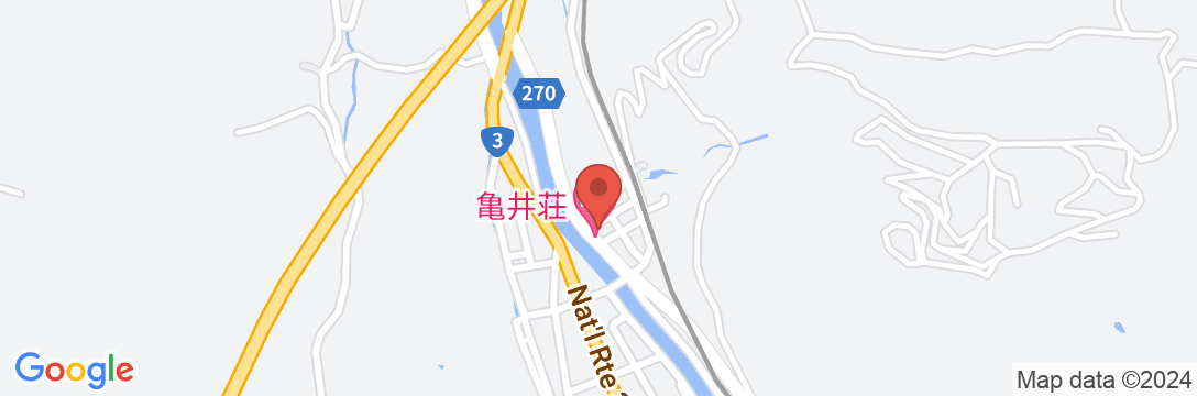 湯浦温泉 亀井荘の地図