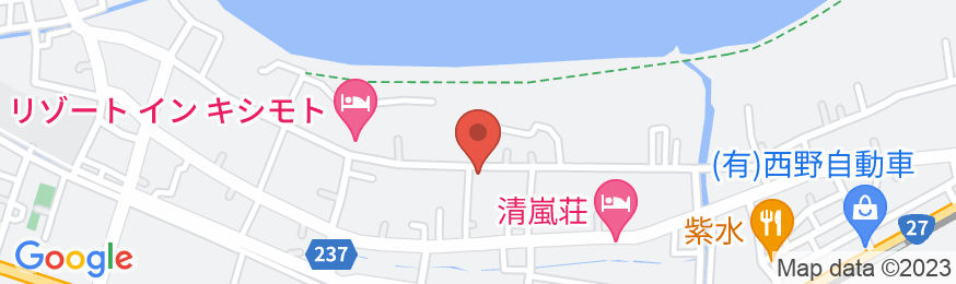 民宿かたやま(若狭高浜白浜海岸)の地図