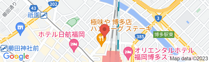 西鉄ホテル クルーム博多の地図