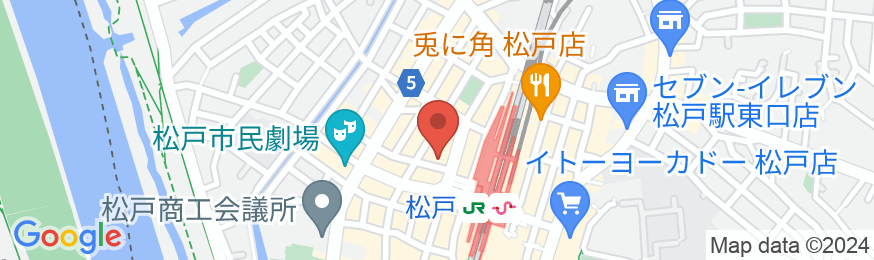 サウナ・カプセルイン クレスト松戸の地図
