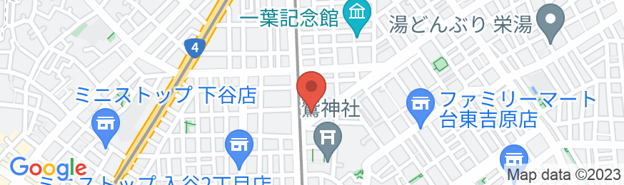 ファミリー&バックパック東京ホステルの地図