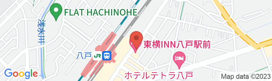 東横INN八戸駅前の地図
