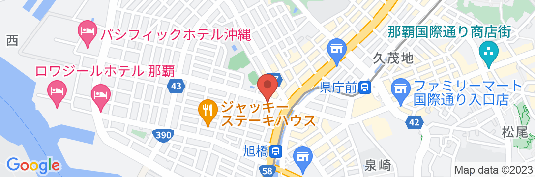 GRGホテル那覇東町の地図