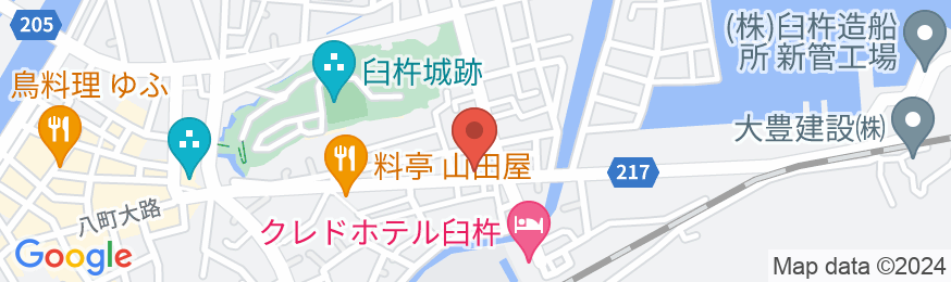 喜安屋旅館の地図