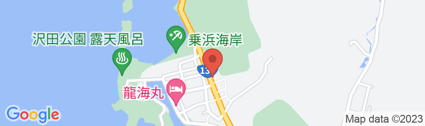 温泉民宿 海晃丸の地図