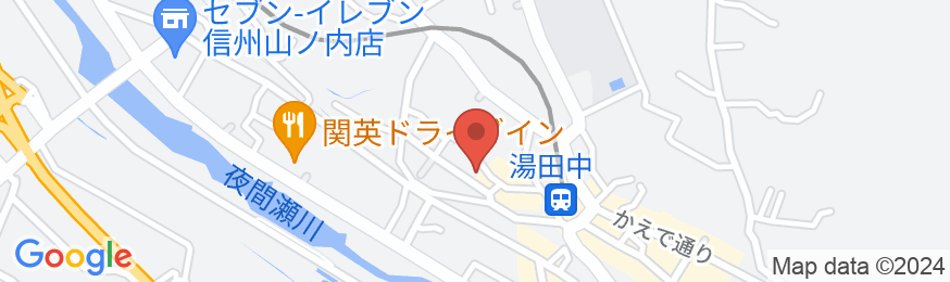 信州・湯田中温泉 清風荘の地図