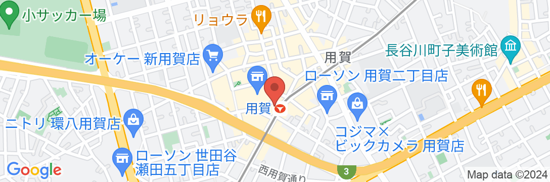 東急ステイ用賀の地図