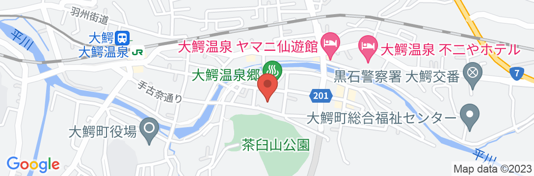 大鰐温泉 料理旅館 福士館の地図