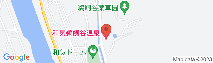 和気鵜飼谷温泉の地図