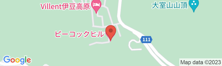 海のある伊豆高原 オーベルジュ ピーコック ヒルの地図