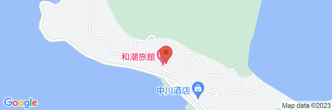 和潮旅館の地図