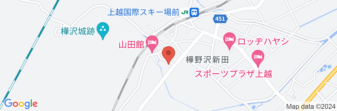 ファームハウス 東栄荘の地図
