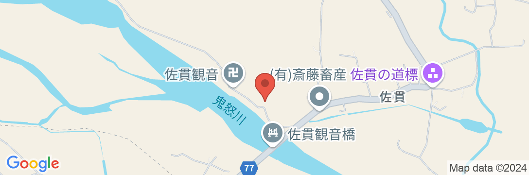 観光荘の地図