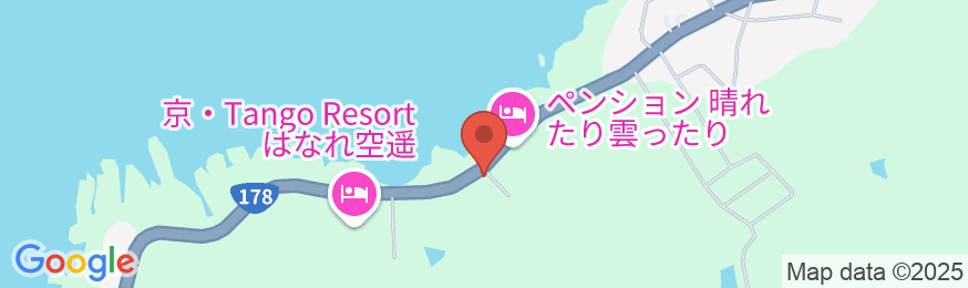 ペンション 晴れたり雲ったりの地図