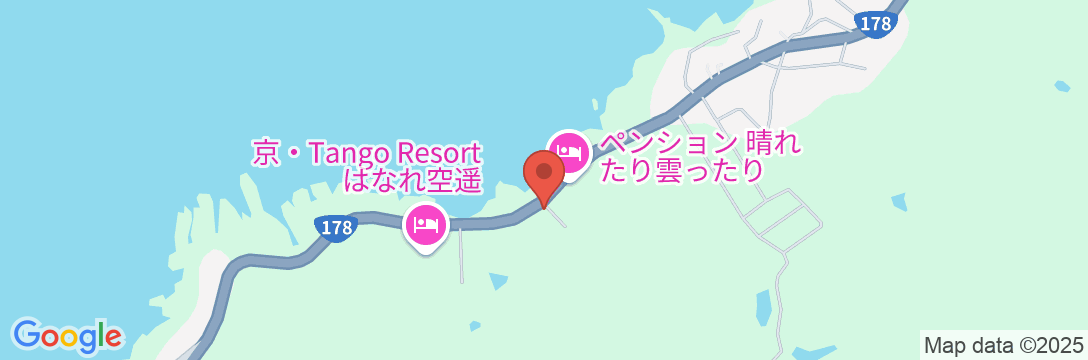 ペンション 晴れたり雲ったりの地図