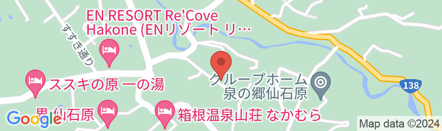 箱根仙石原温泉 オーベルジュ漣-Ren-の地図