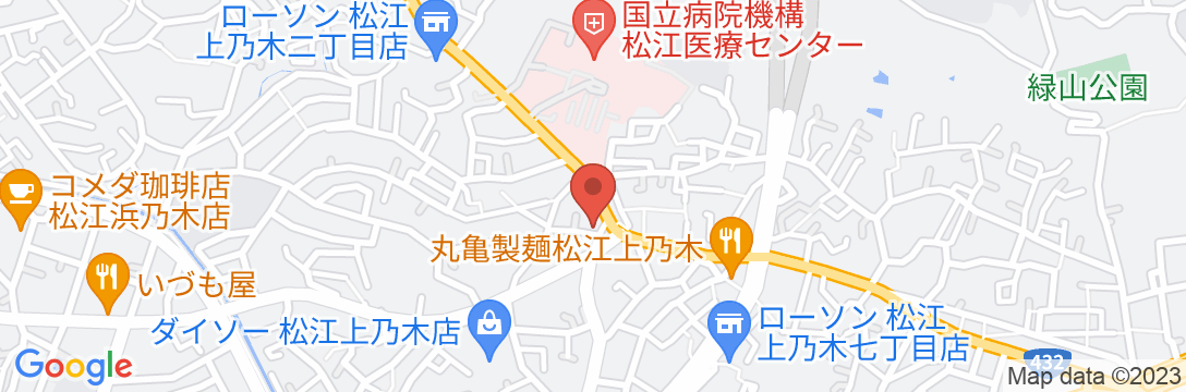 Tabist ホテルやくも 松江の地図