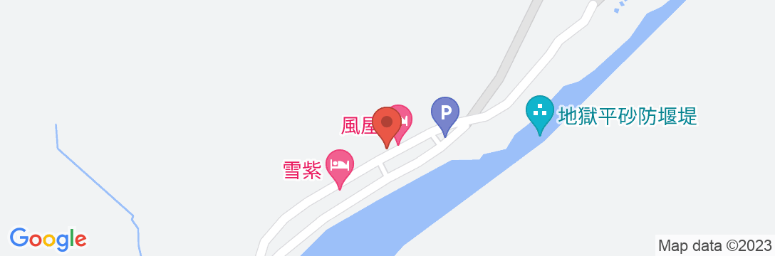 新穂高温泉 蒲田川荘の地図