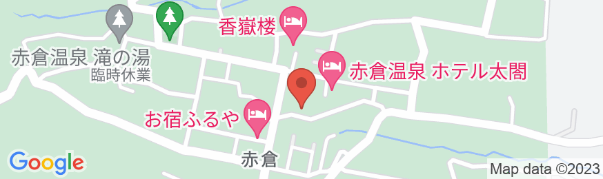 赤倉温泉 きよし旅館の地図