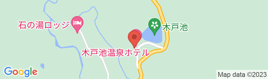 木戸池温泉ホテルの地図