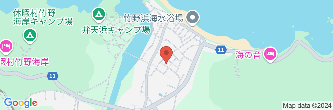 民宿 長治郎の地図