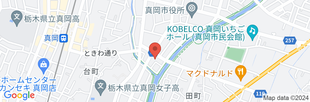 扇屋旅館<栃木県>の地図