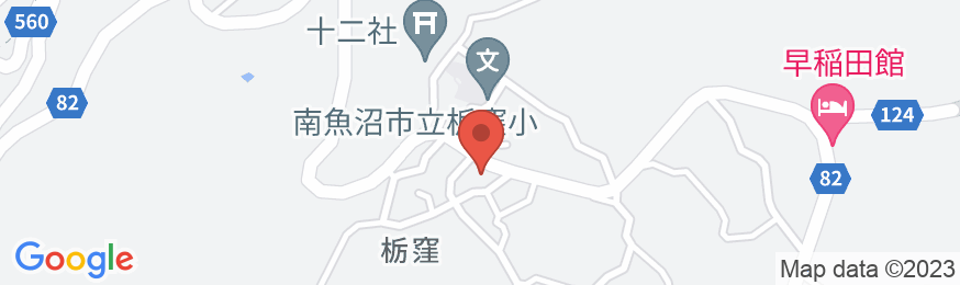 栃窪温泉 旅館 銀峰閣月乃湯の地図