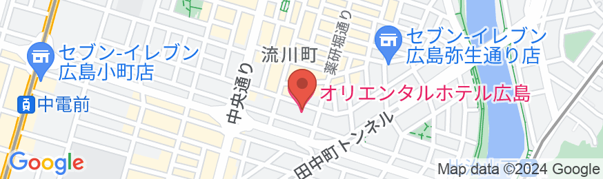 オリエンタルホテル広島の地図