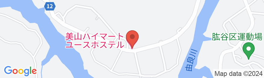 美山ハイマートユースホステルの地図