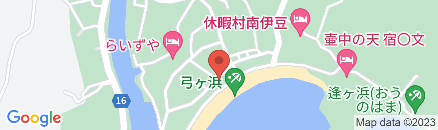 弓ヶ浜温泉 民宿 おくむら荘の地図