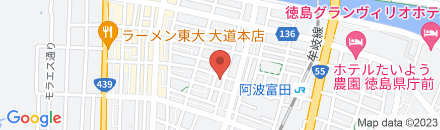 ビジネスホテル ふじしまの地図