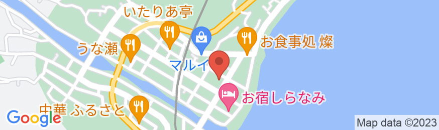 片瀬温泉 民宿 浜っ子の地図