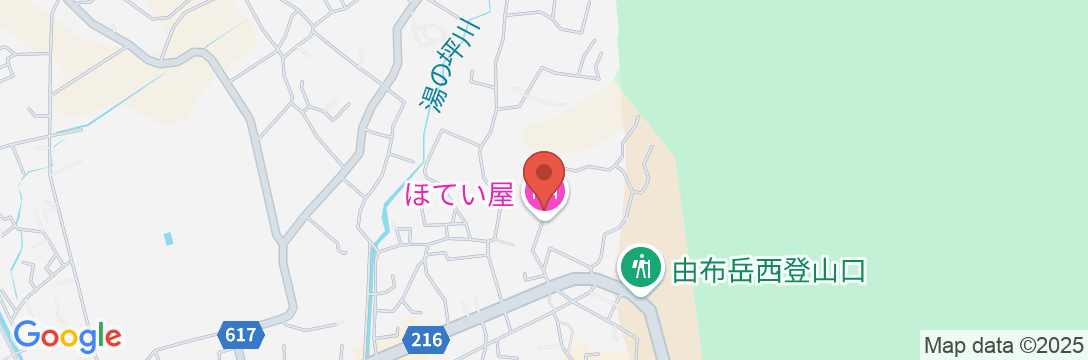 由布院温泉 ほてい屋の地図