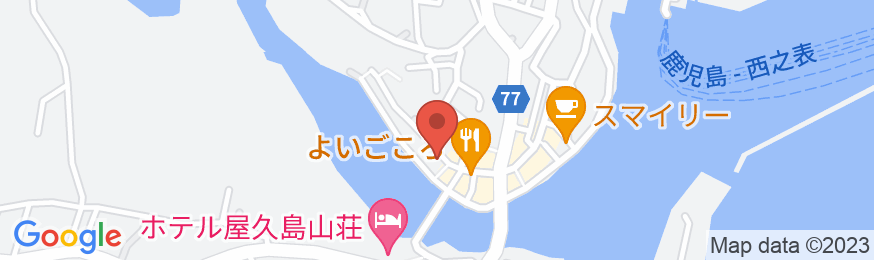 民宿 湖畔 <鹿児島県・屋久島>の地図